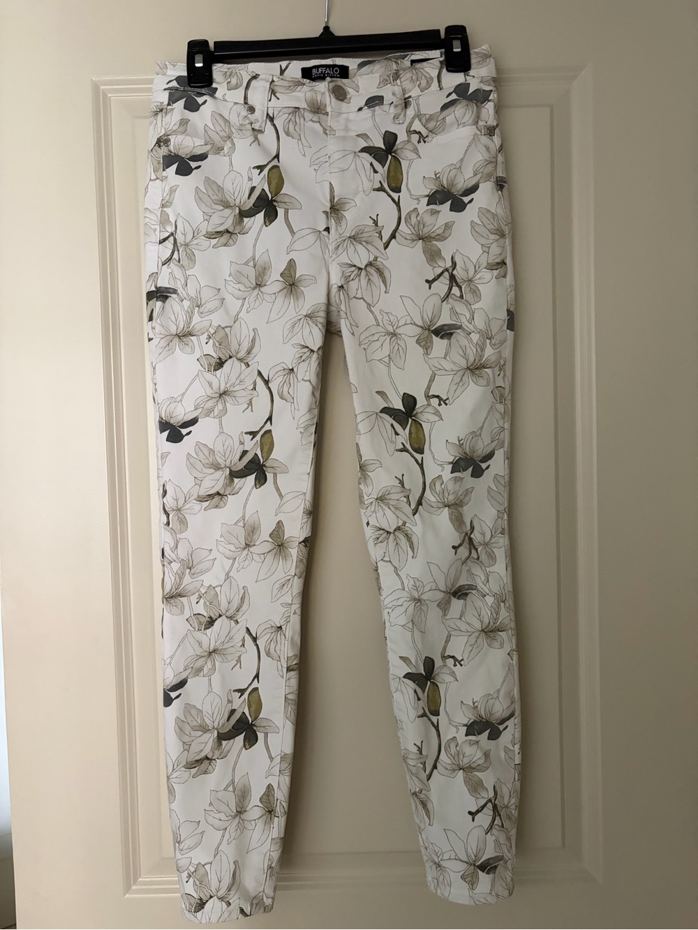 Buffalo David Bitton White Floral Print Women’s Jeans